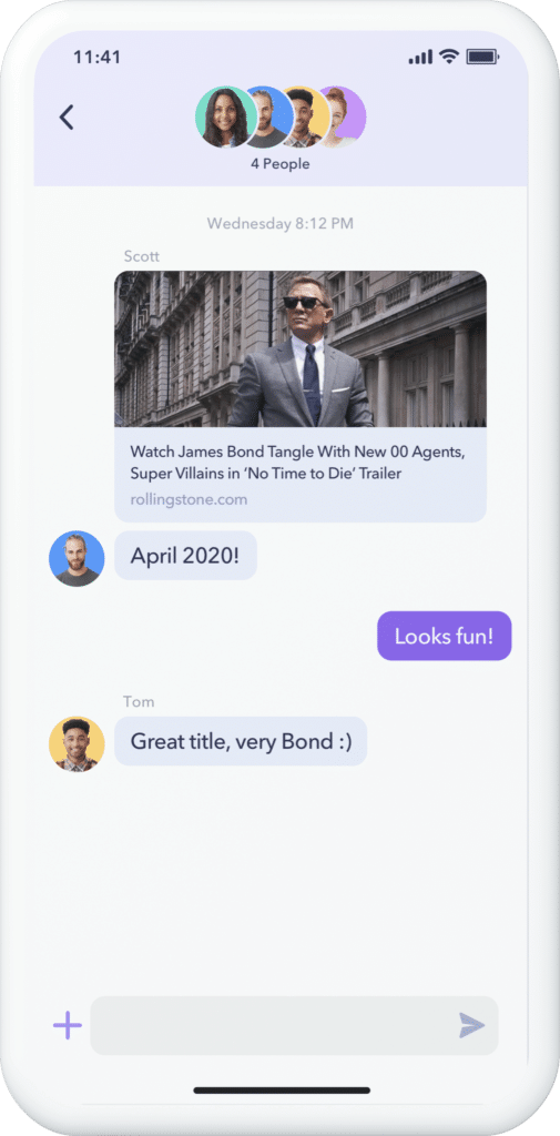 URL preview sendbird
