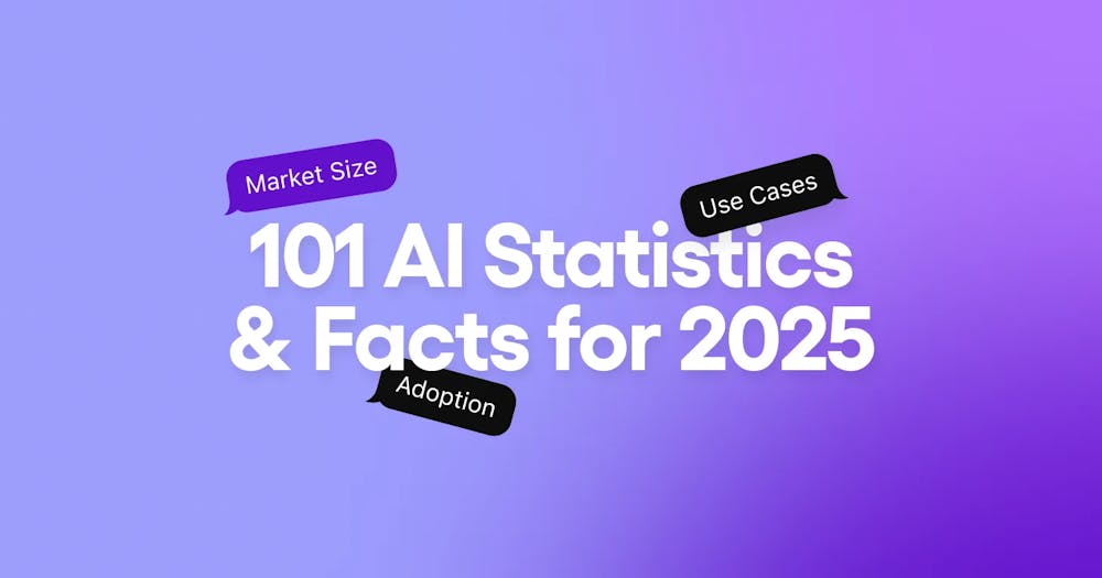 101 ai statistics and facts for 2025 market size adoption use cases and more