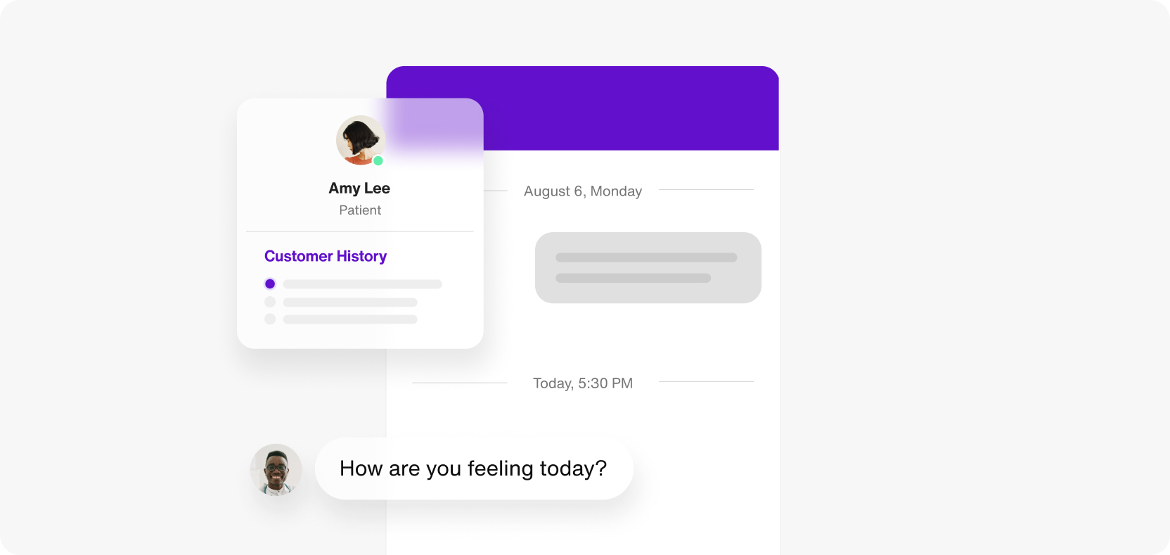Personalized messaging in app sendbird