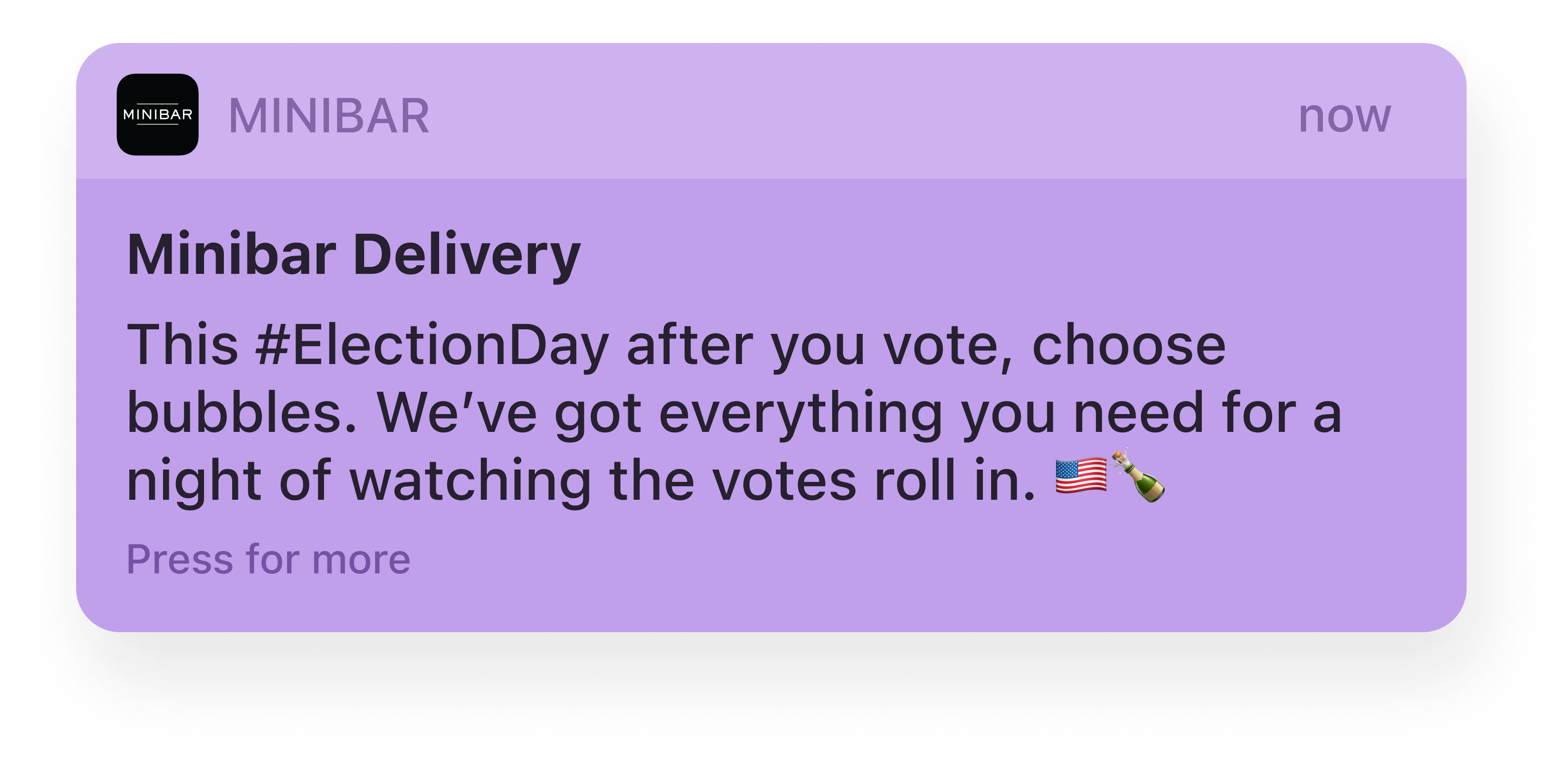 delivery push notification example