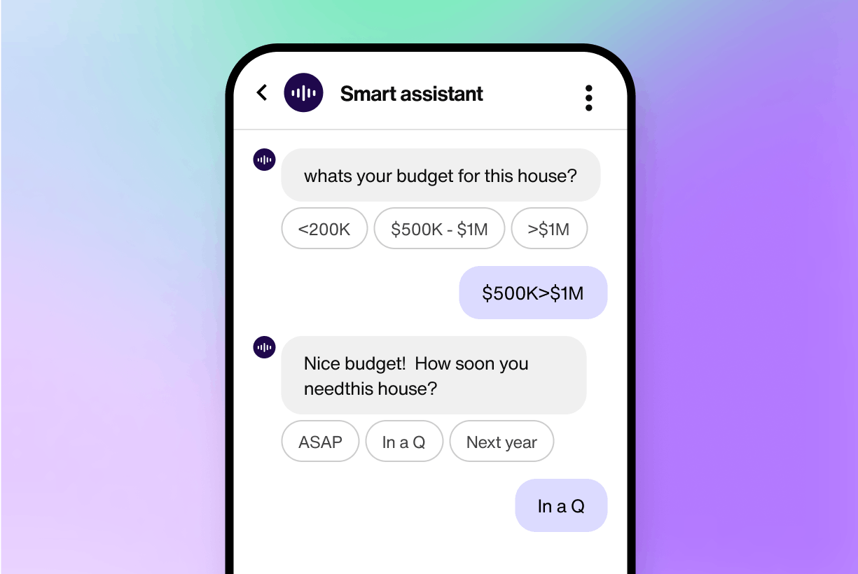 AI chatbot Real estate Smart Assistant