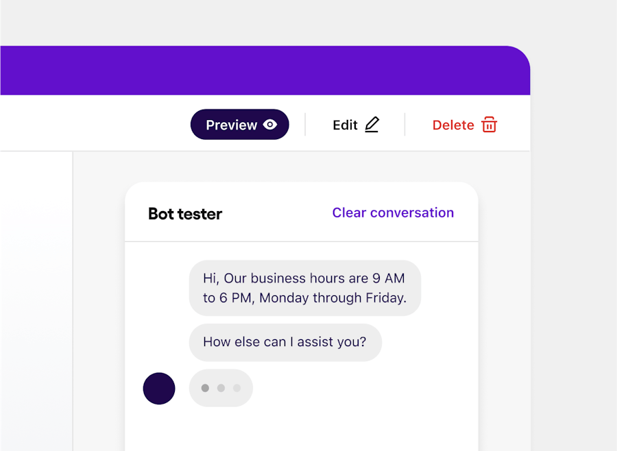 AI chatbot Live Demos