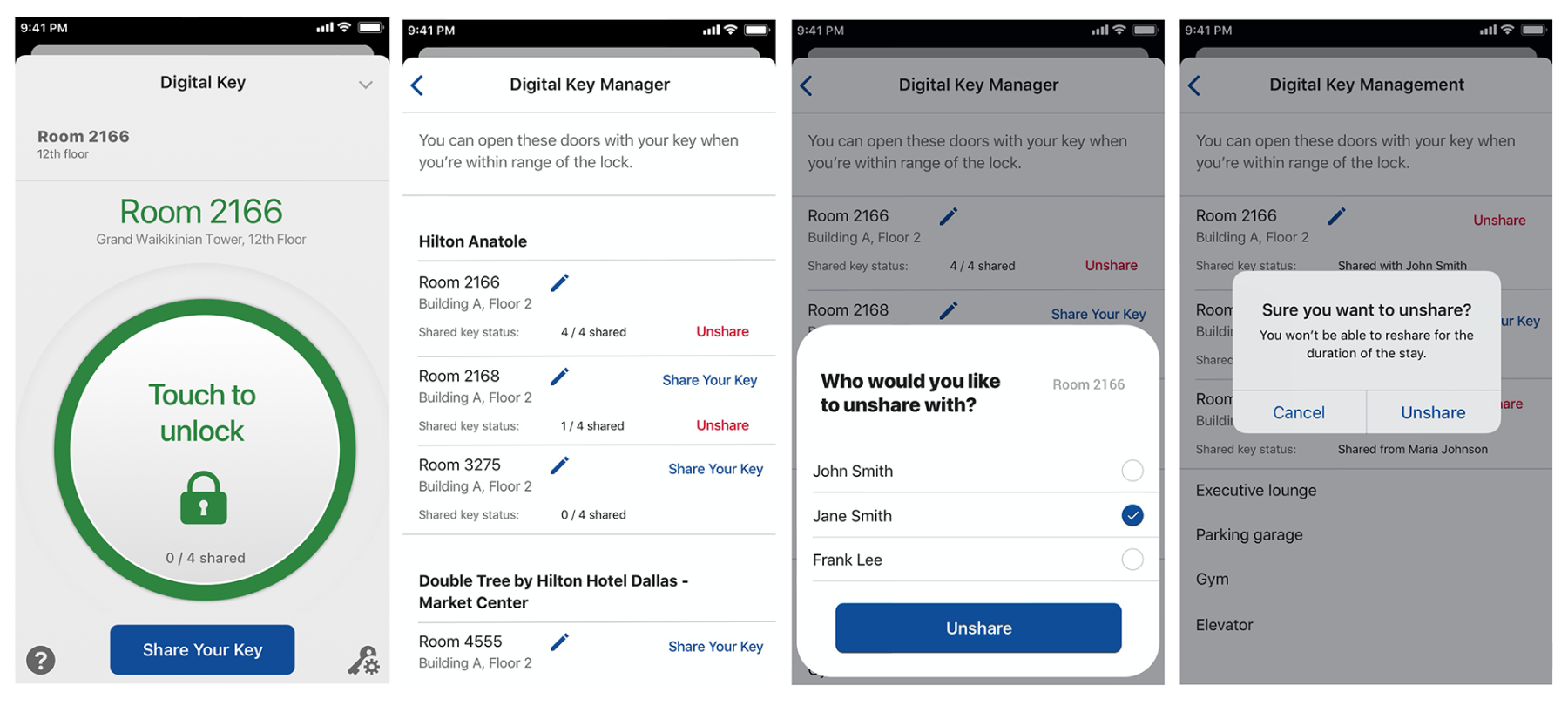 The Hilton Hotel’s Digital Key leverages AI to help guests check-in, choose their rooms, and unlock their doors.