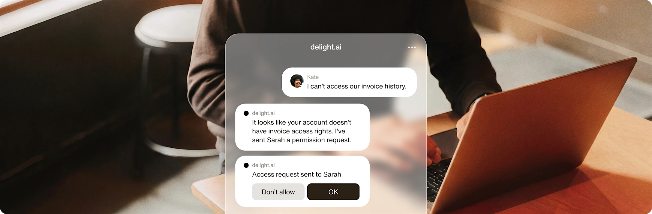 AI support for B2B.Anything but basic.