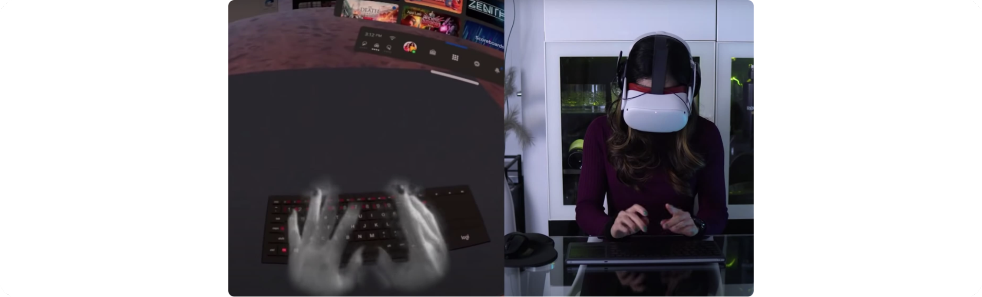 Blog Cas and Chary keyboard in VR