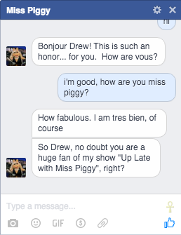 Blog Miss Piggy chat