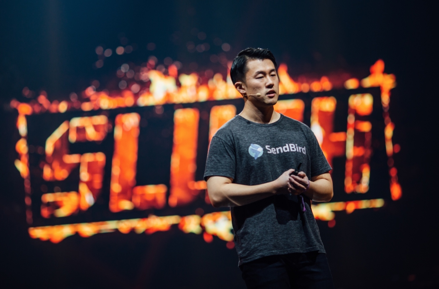 Blog Sendbird Slush pitch