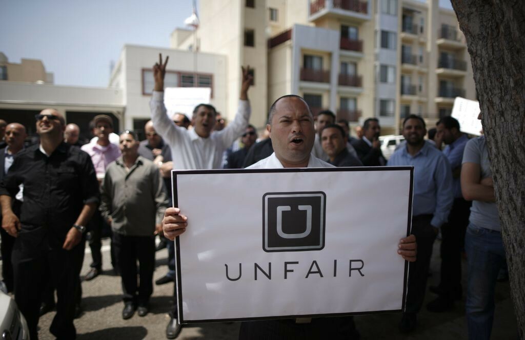 Blog Uber protester