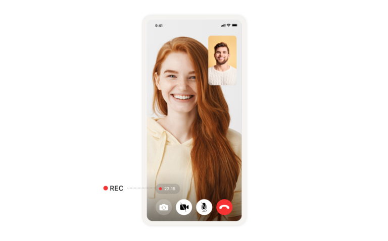 Blog call recording indicator
