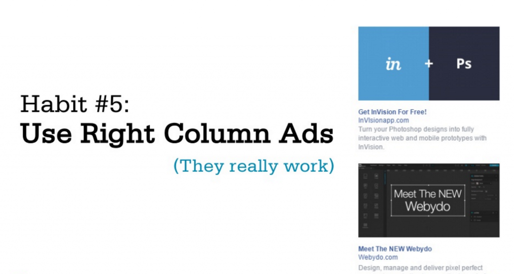 Blog column ads