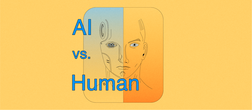 Blog cover AI vs human intelligence