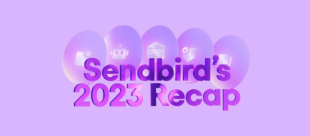 Blog cover Sendbird 2023 recap