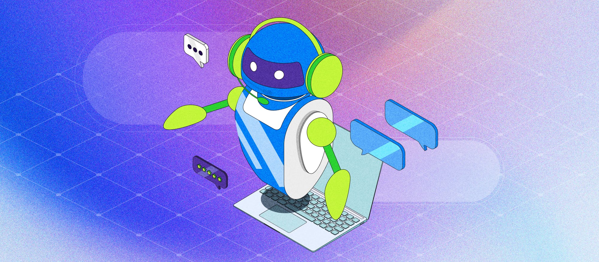 Blog cover The ultimate guide to AI customer service chatbots