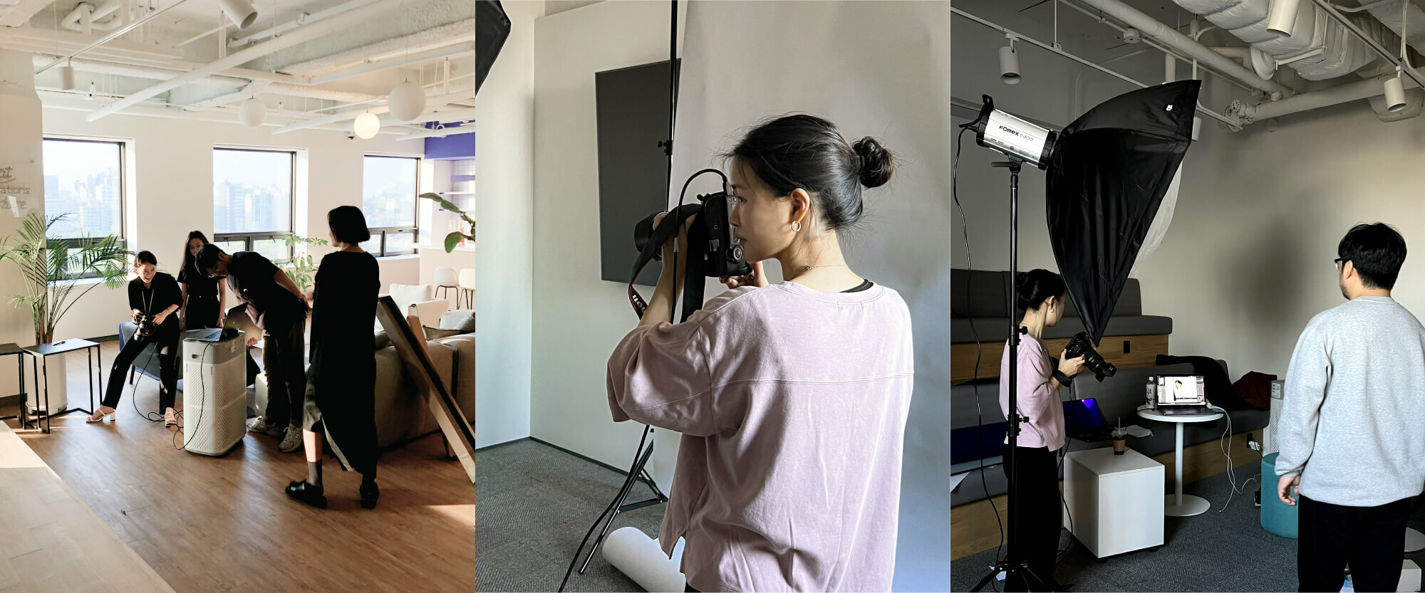 Blog image photoshoot behind the scenes