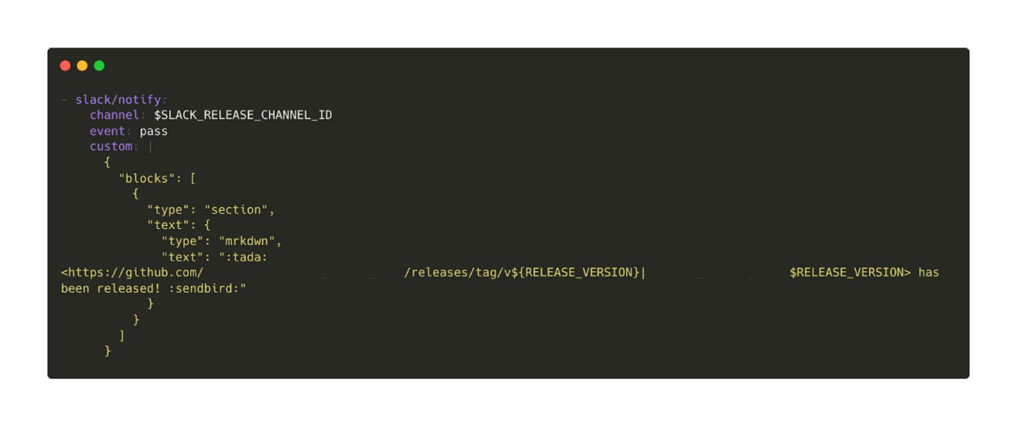 Blog image Slack notify