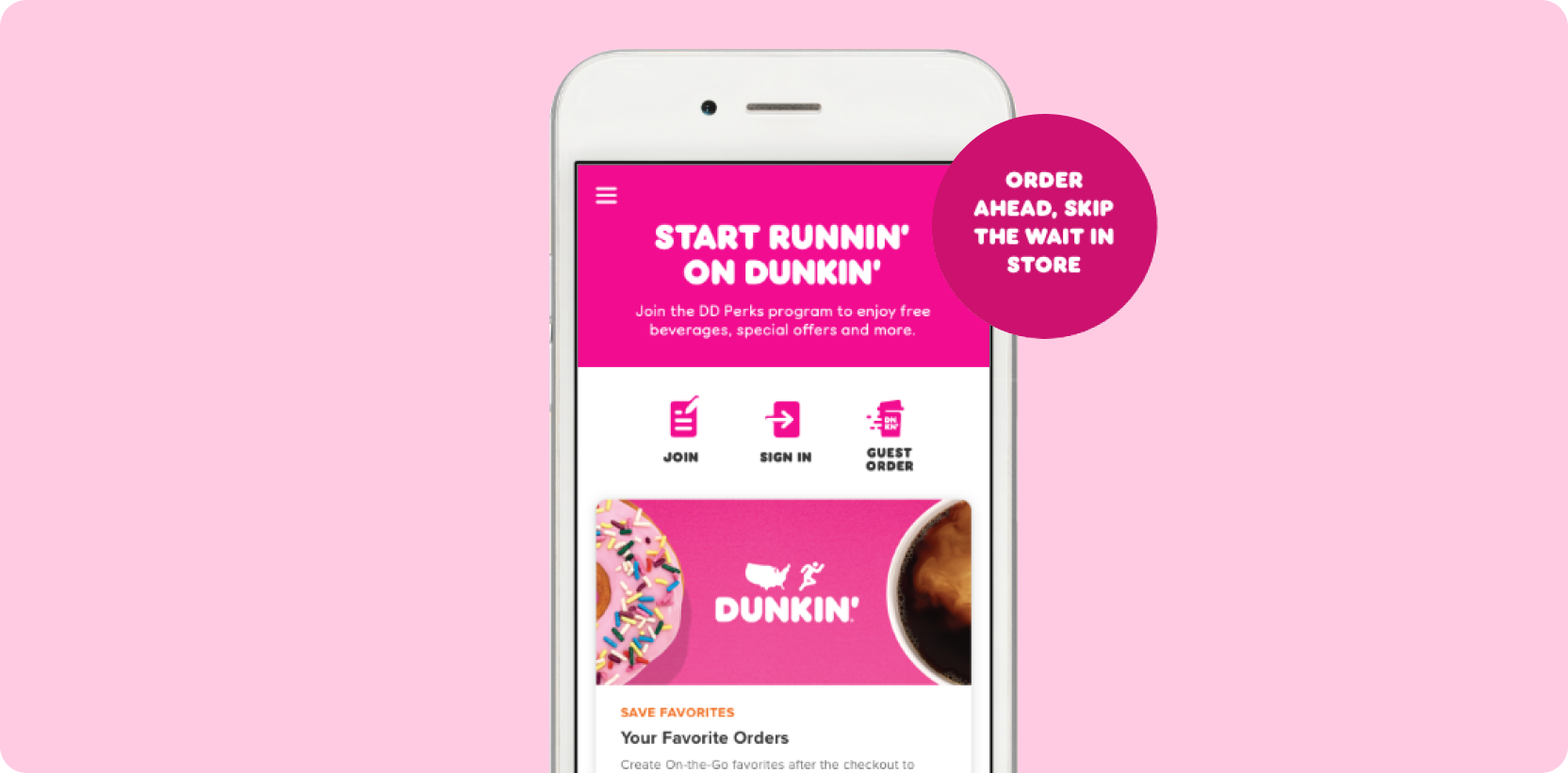 Dunkin' Rewards, one of the top customer loyalty program examples