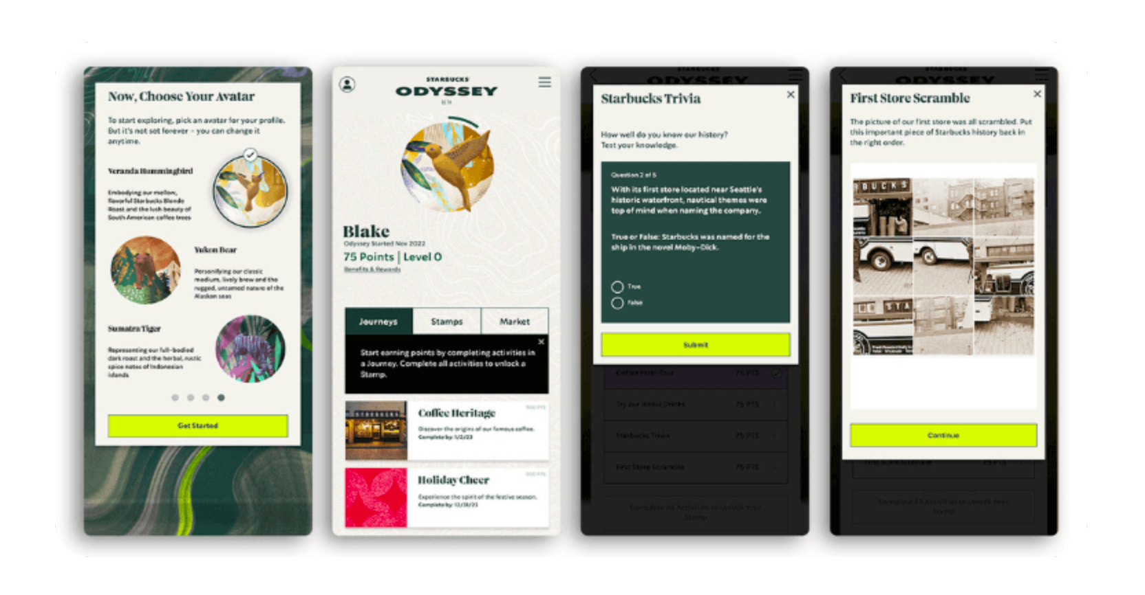 Starbucks Odyssey, The Starbucks Odessey Rewards Program, one of the top customer loyalty program examples