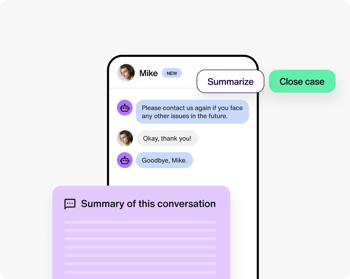 AI customer service assistance