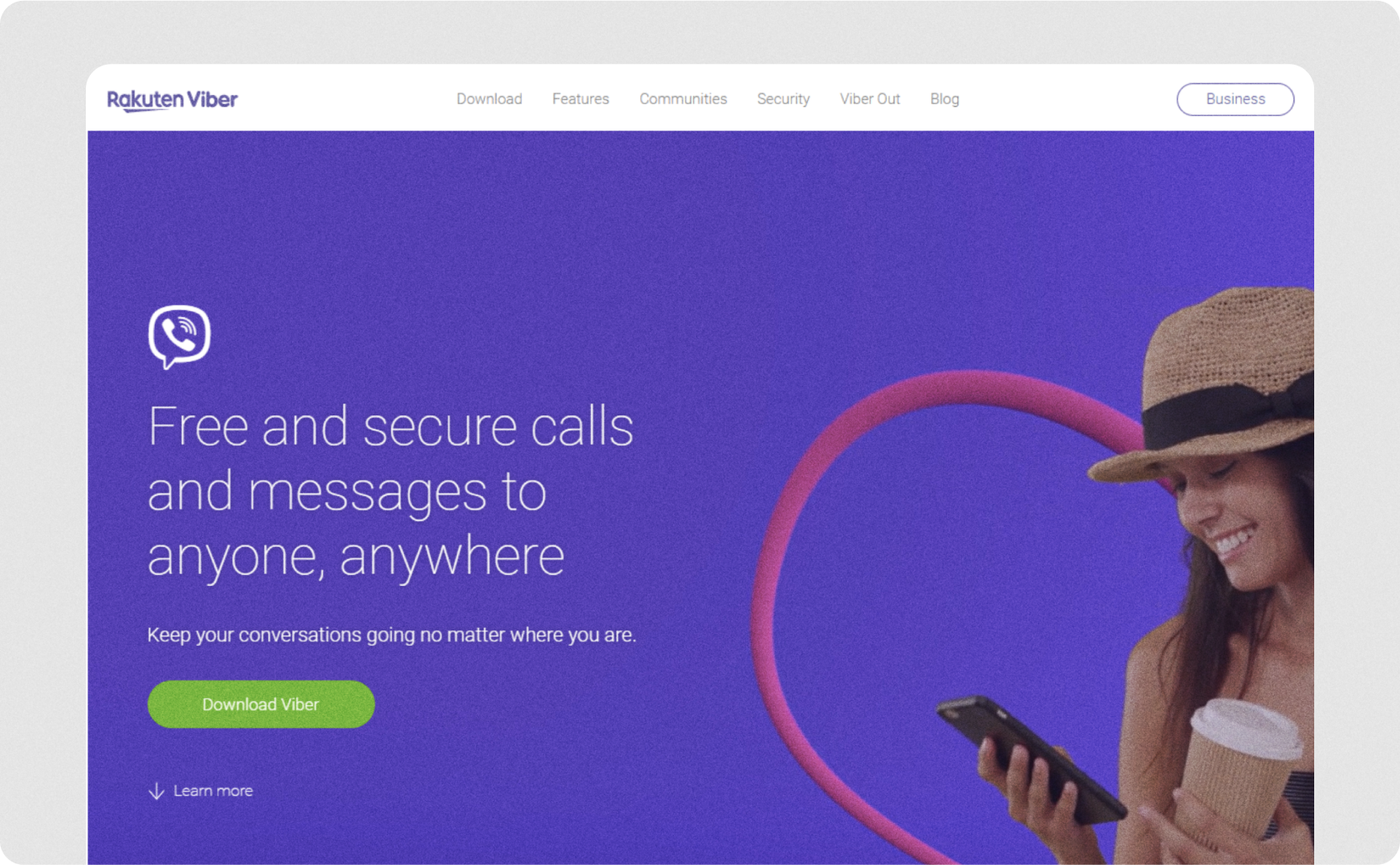 A screenshot of Viber