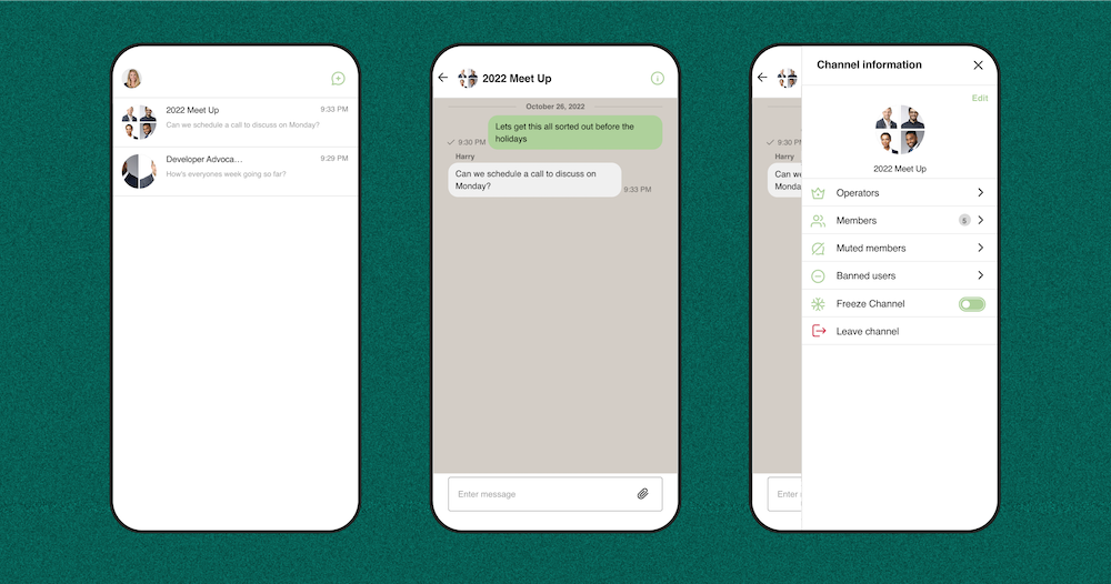 WhatsApp messenger clone for mobile