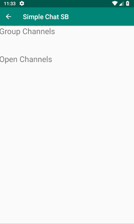 Blog simple chat channels