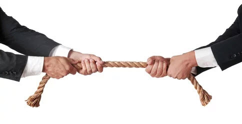 Blog tug-of-war