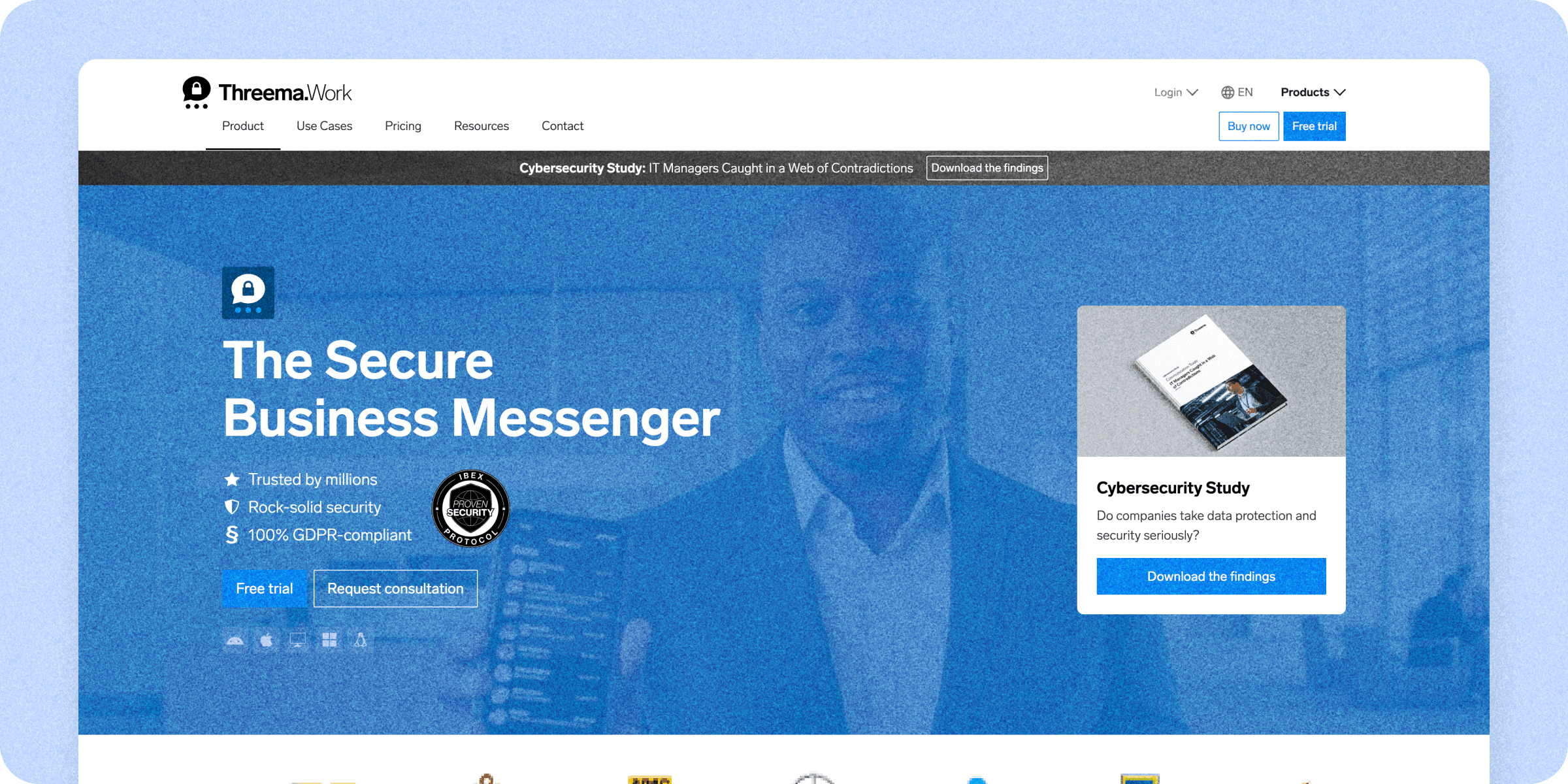 Threema for Work is one of the best encrypted messaging apps for business