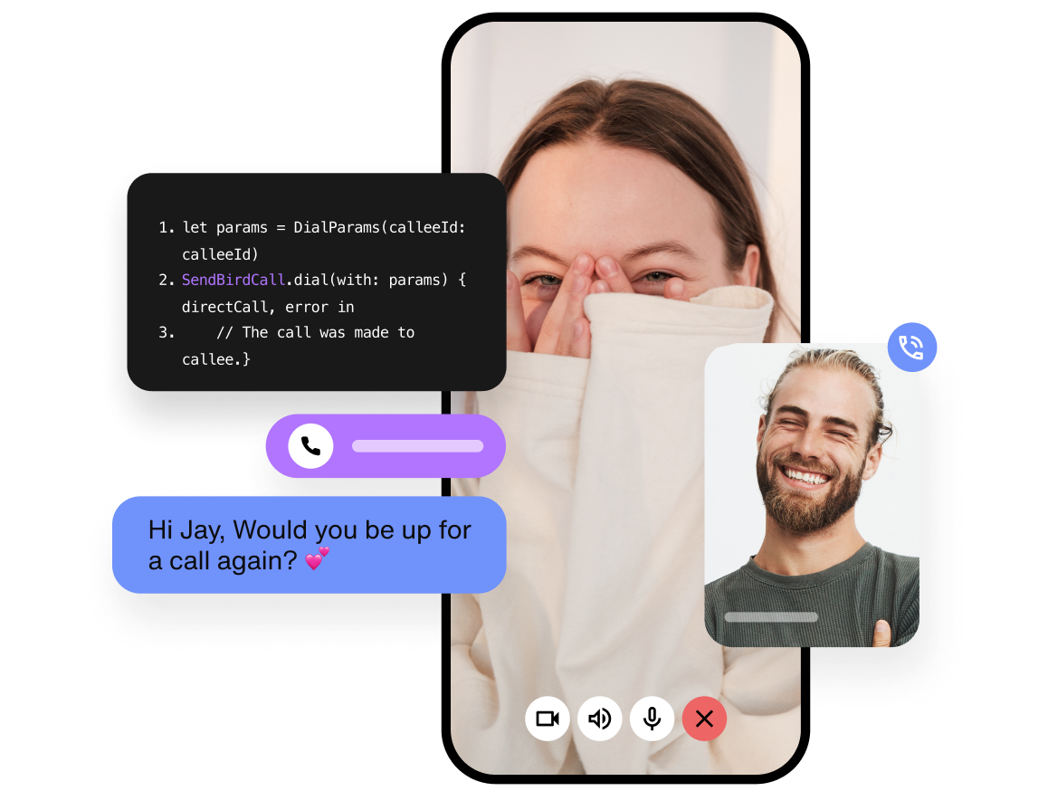 Video calls make your app more interactive, increasing app retention