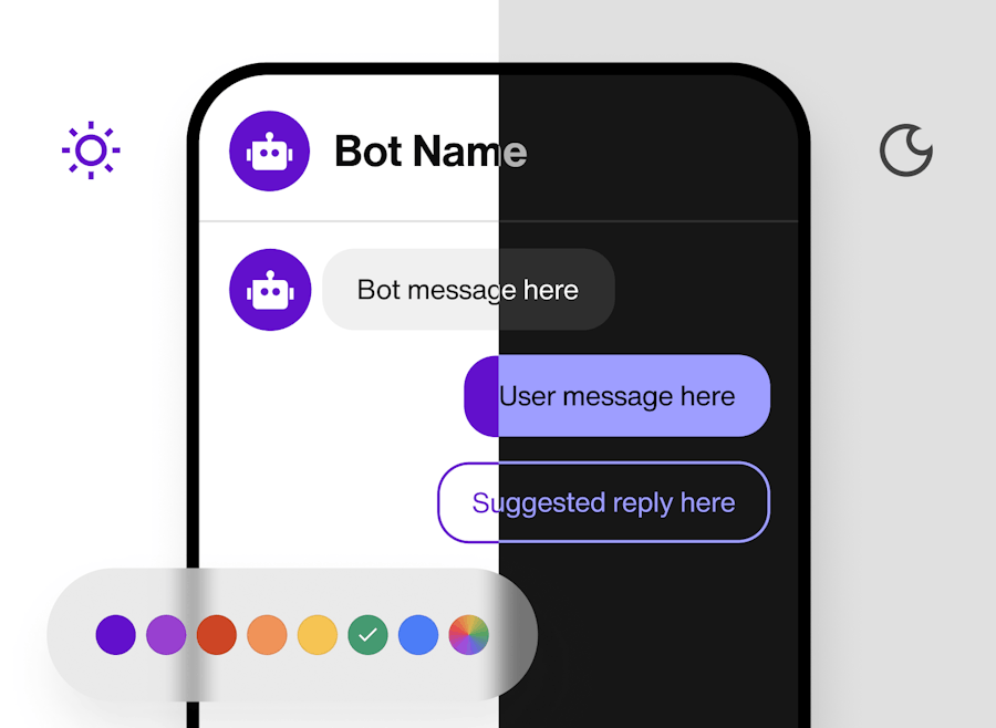 Customize your AI chatbot UI