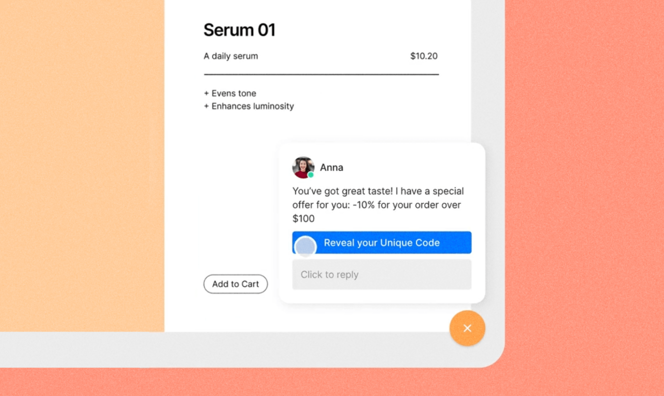 Ecommerce AI agent proactively triggers a discount