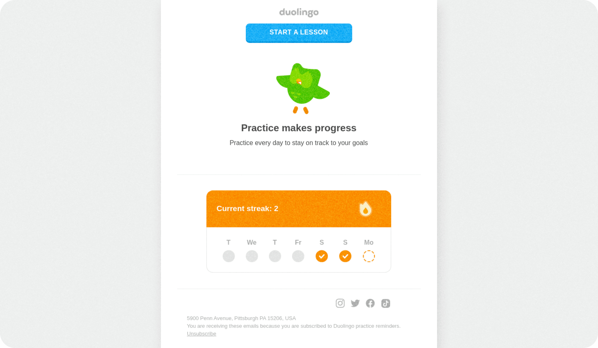 Duolingo email engagement