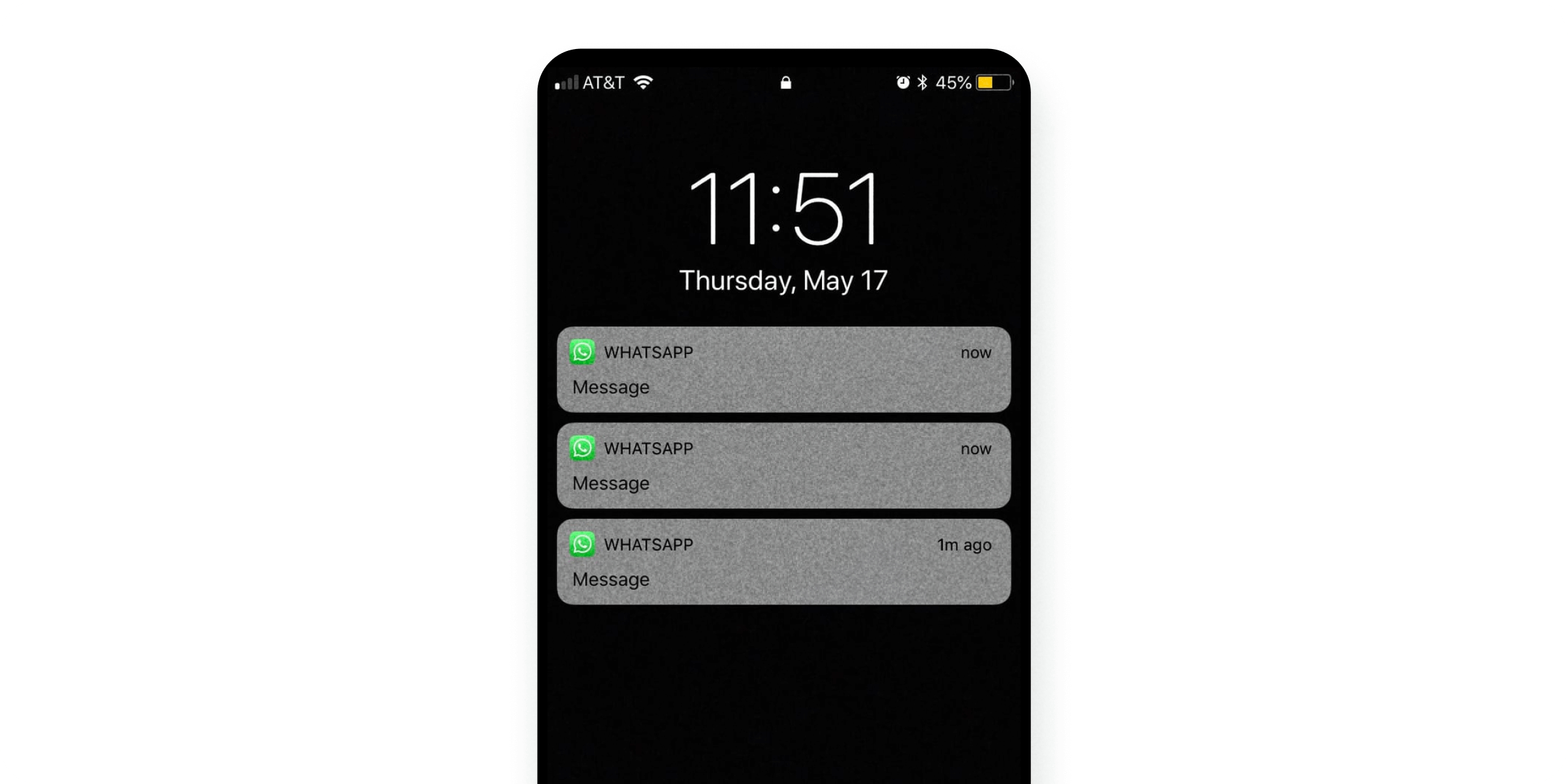 WhatsApp screen security