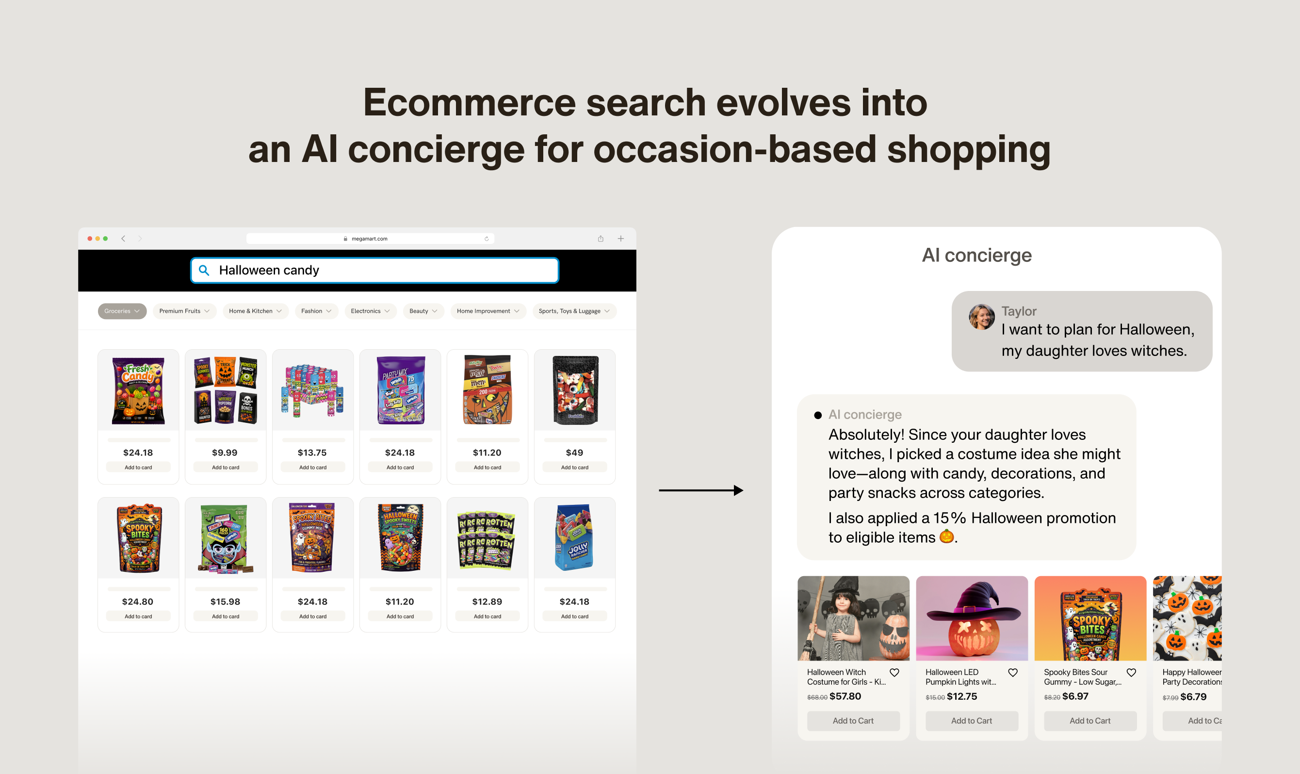 ecommerce search evolves into an AI concierge for occasion-based shopping