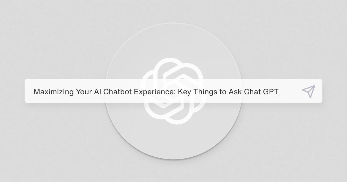Key Things to Ask Chat GP Tting with AI