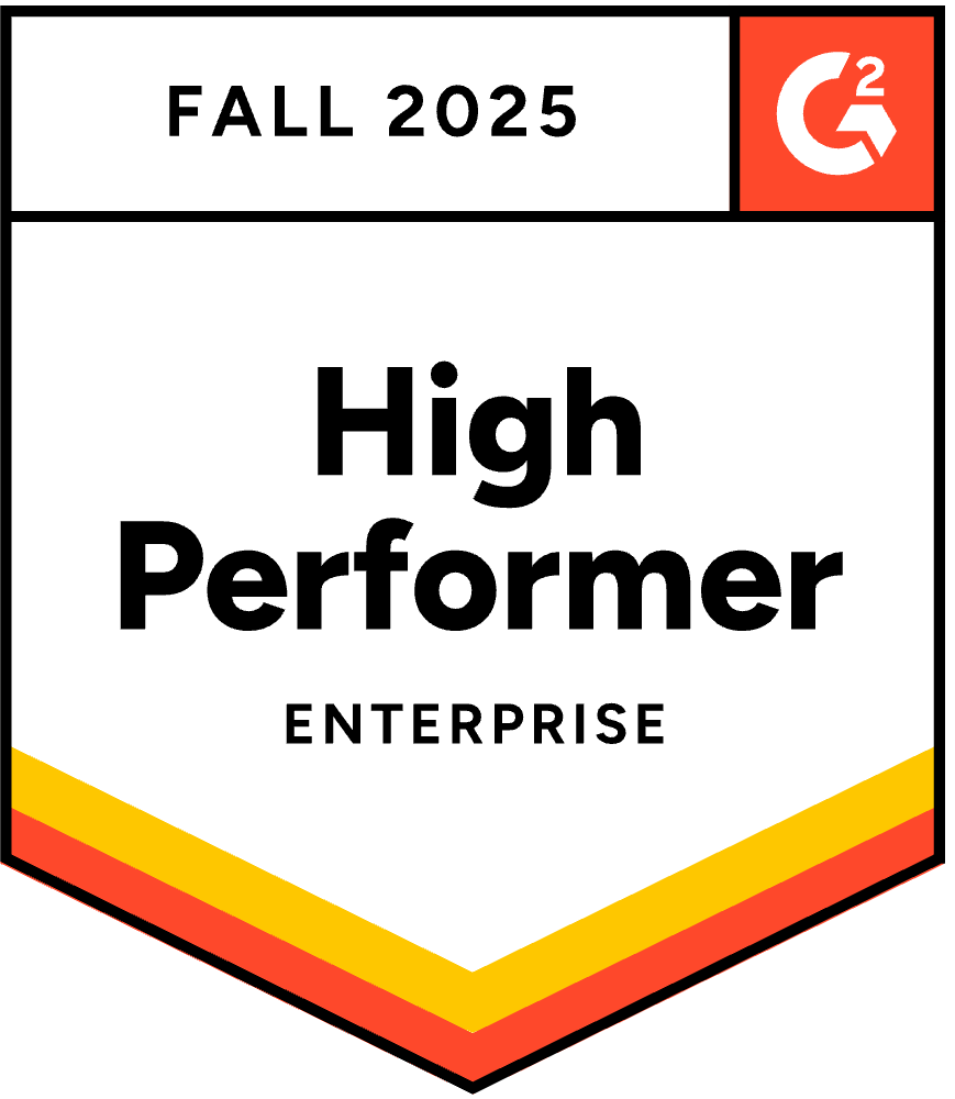 Live Chat High Performer Enterprise High Performer