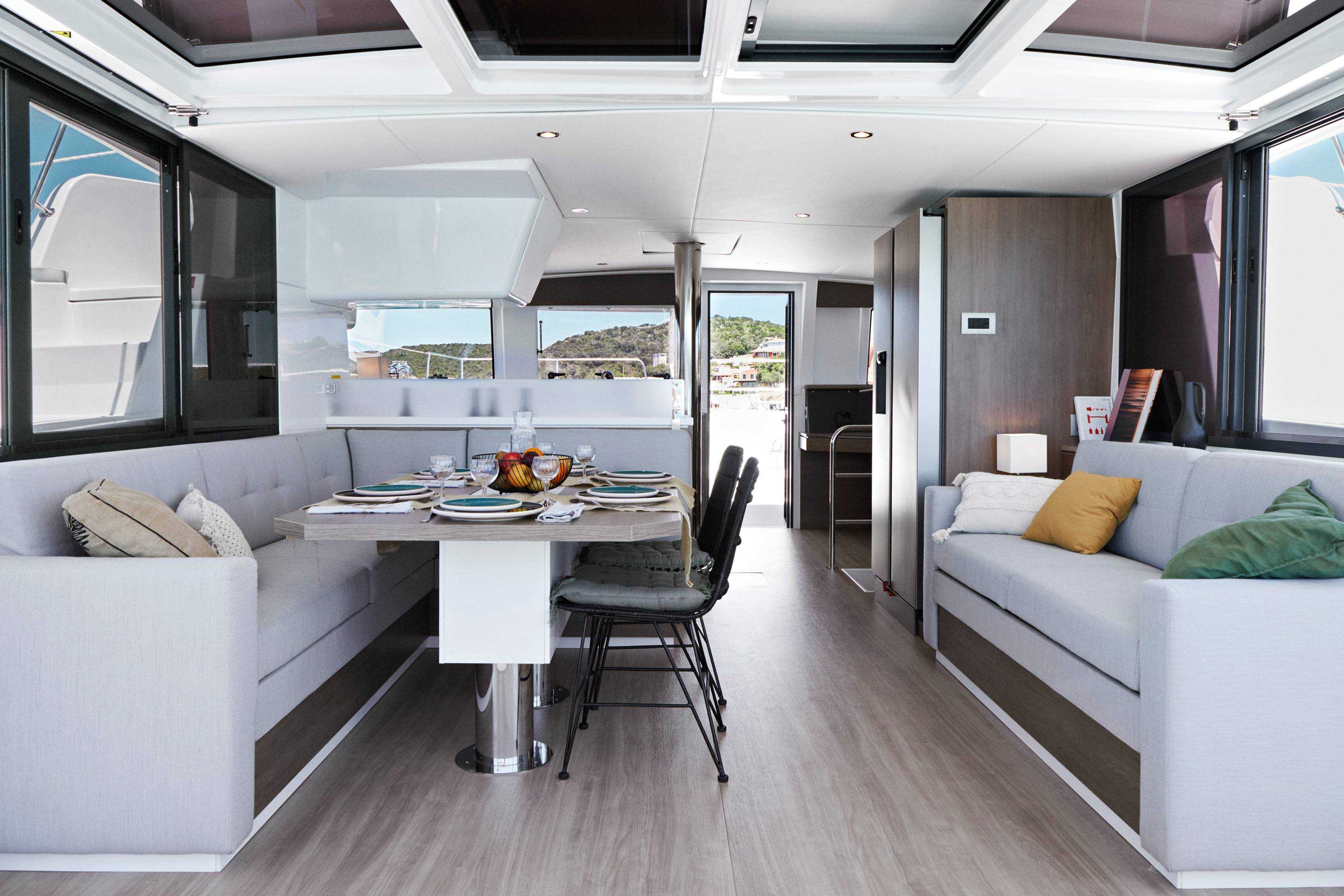 Mediterranean CX Barcelona interior of boat