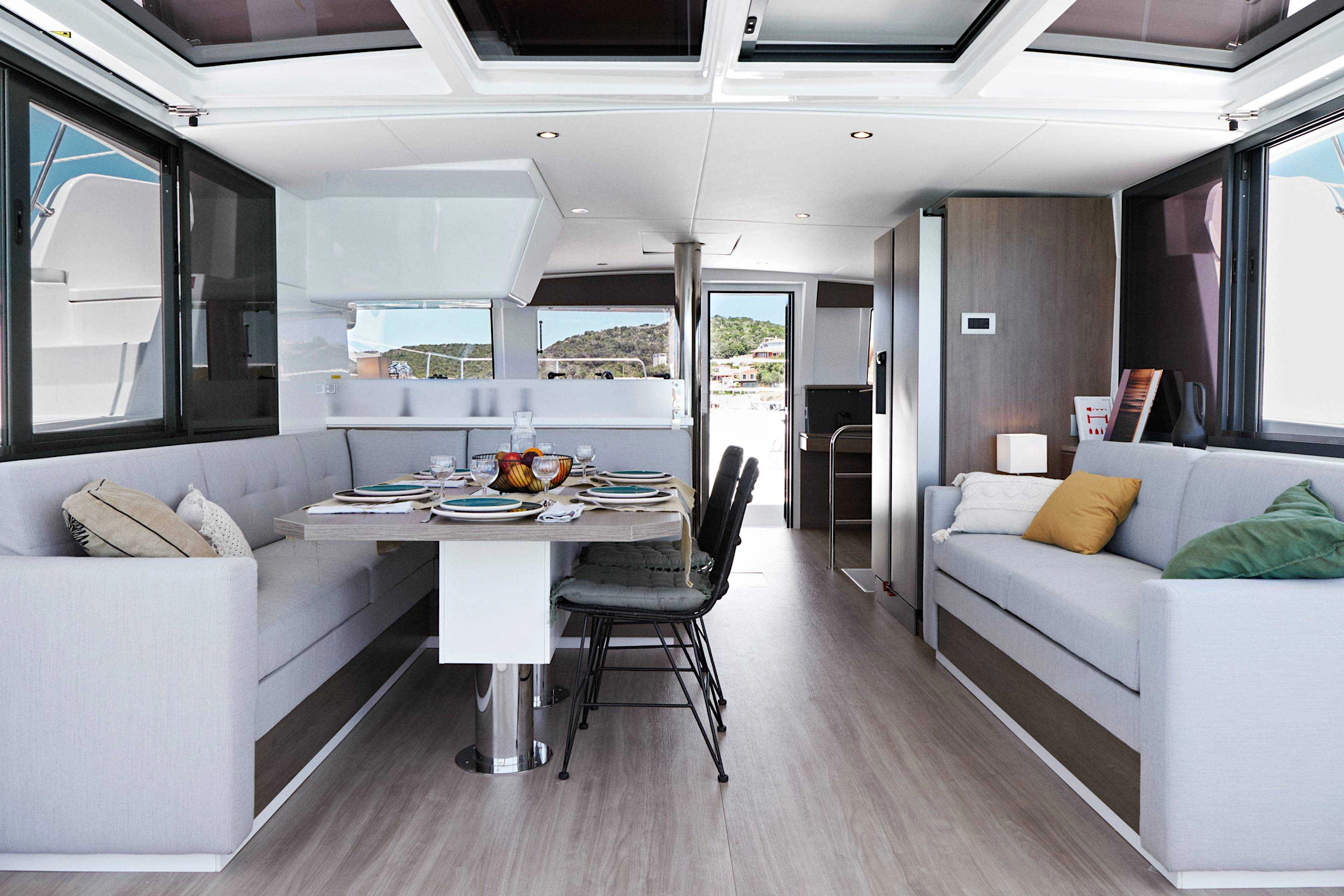 Mediterranean CX Barcelona interior of boat