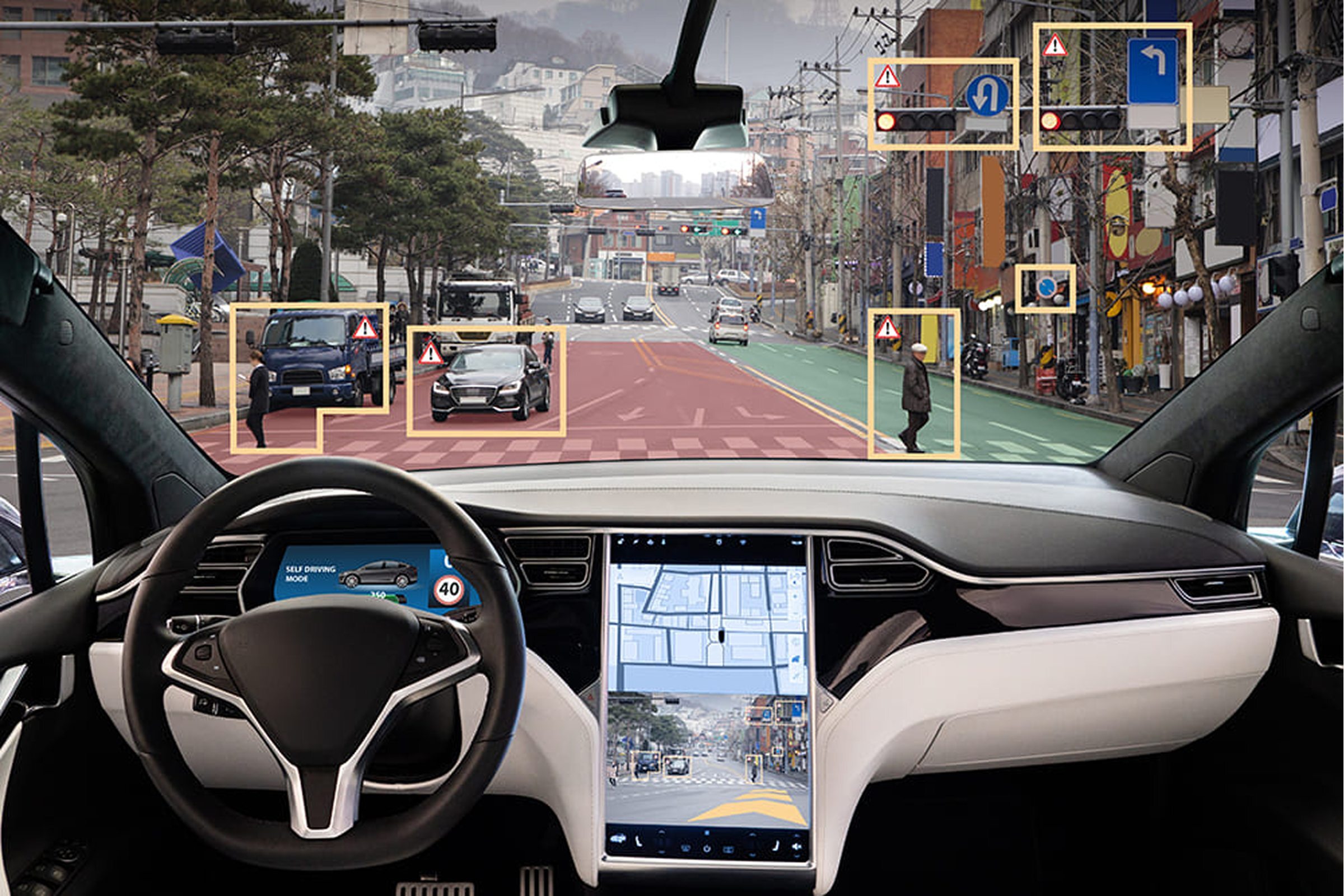 Tesla faced damaging media coverage and regulatory investigation for sudden stopping issues in its self-driving software.