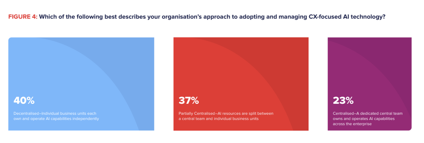 Organizations approach and manage AI differently, to different results