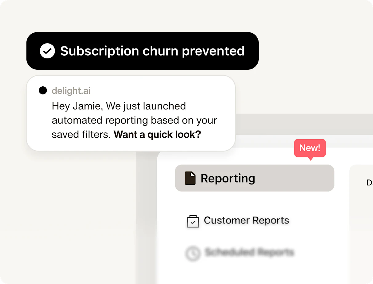 Proactively prevent churn before it starts