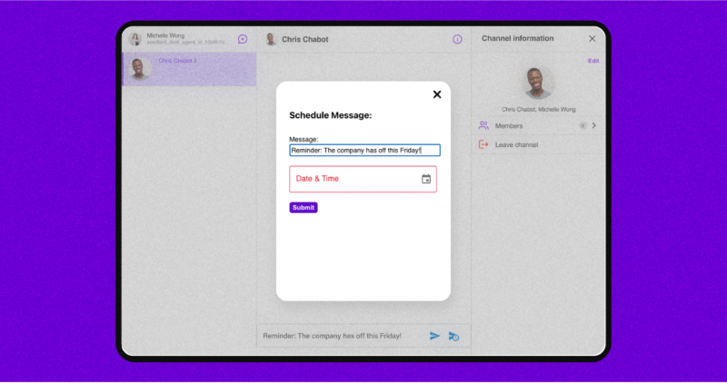ScheduleMessageForm 博客图片