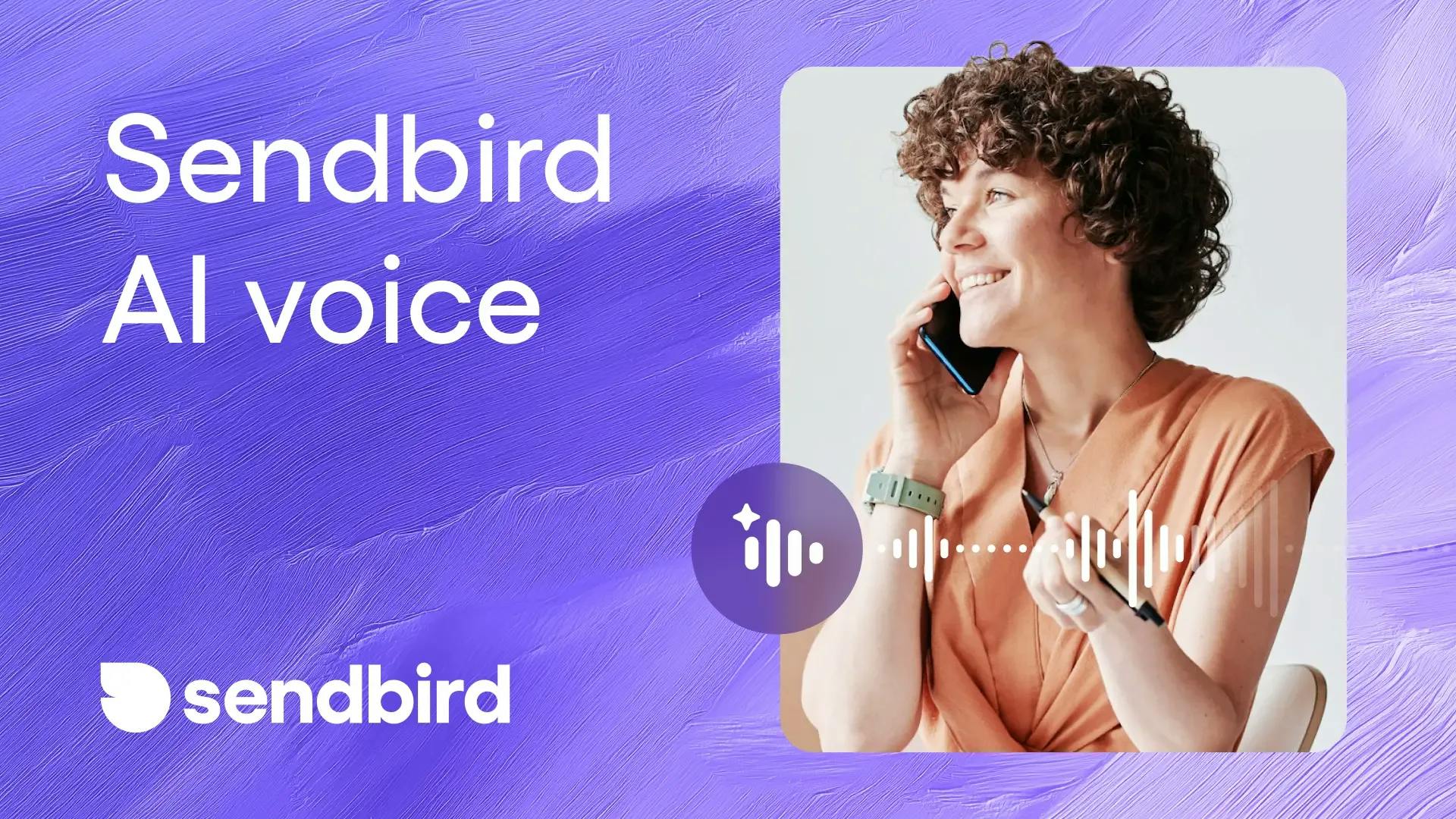 Sendbird AI voice Youtube Thumbnail