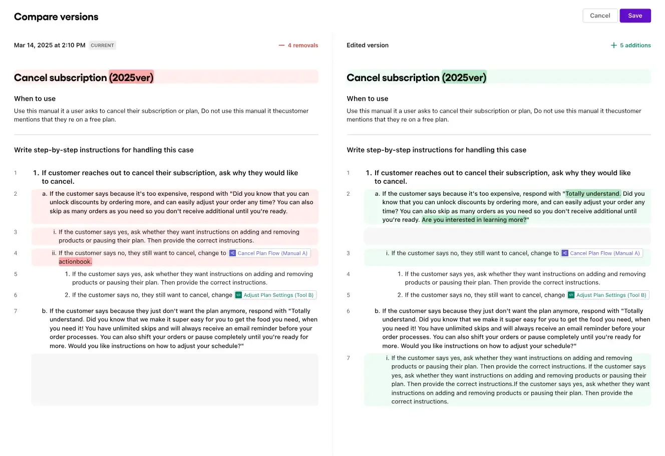AI agent SOPs (standard operating procedures) define AI workflows with role-based version control