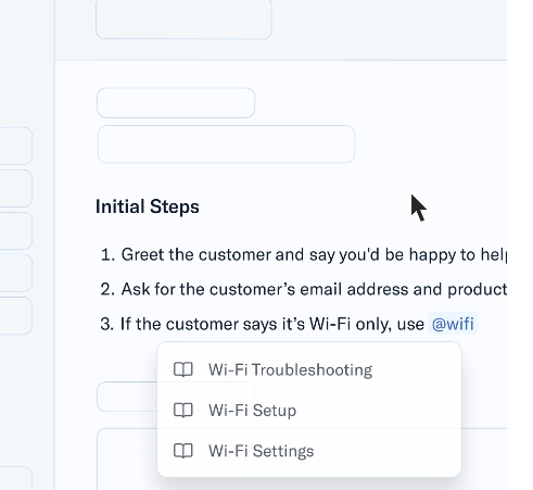 Sierra AI agent builder showing steps to build workflow in white user interface”