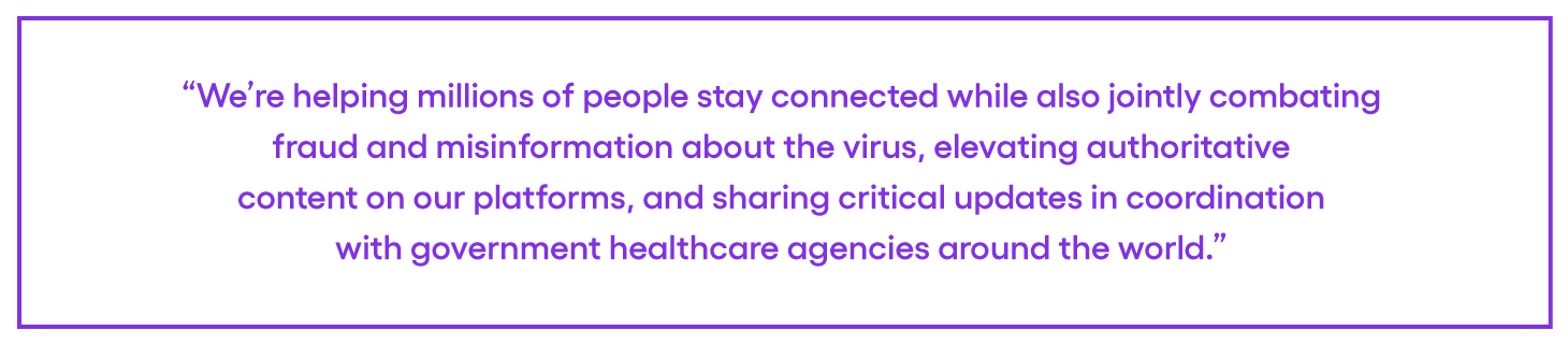 covid-19 mission statement from companies