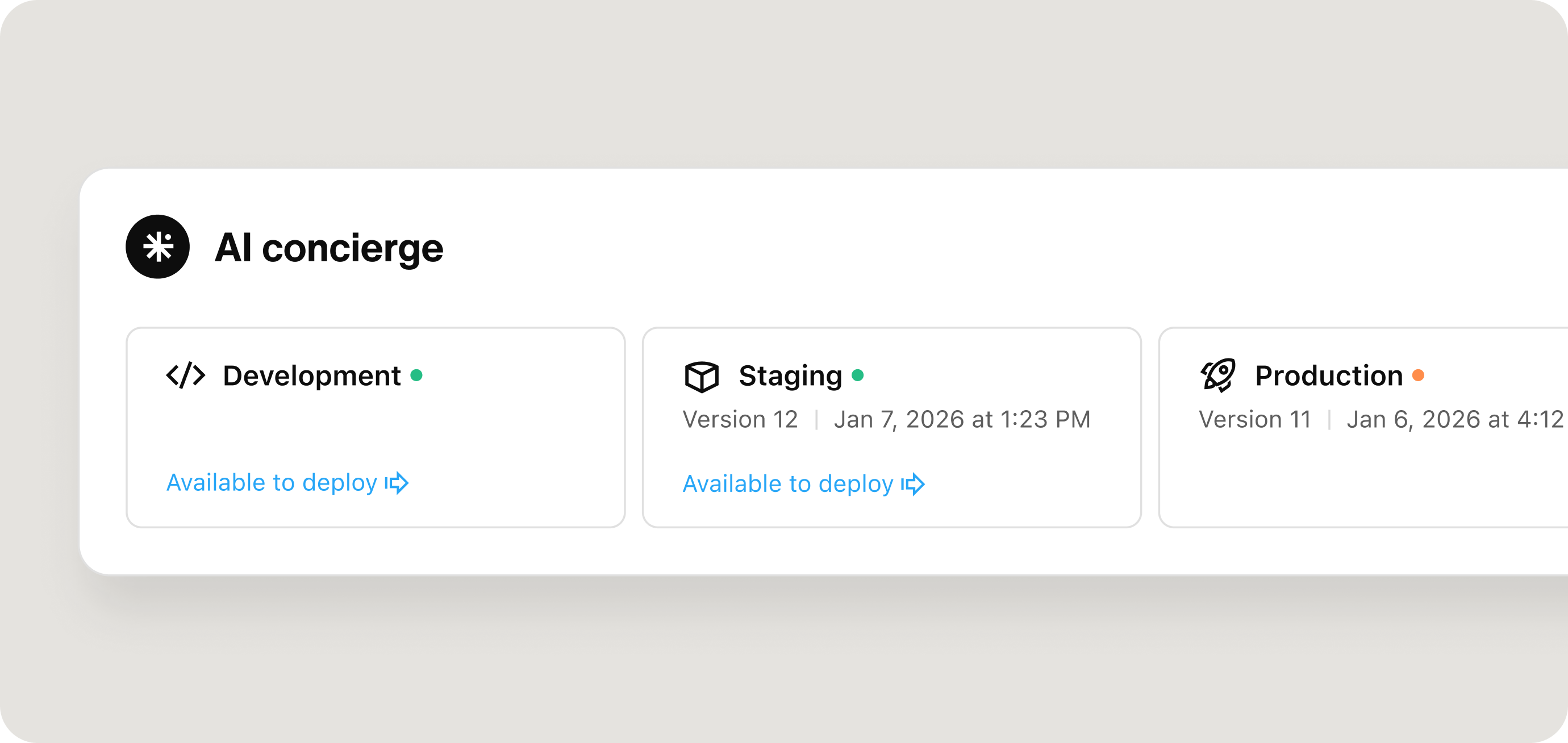 Staging Environment: A new dedicated testing layer between dev and production