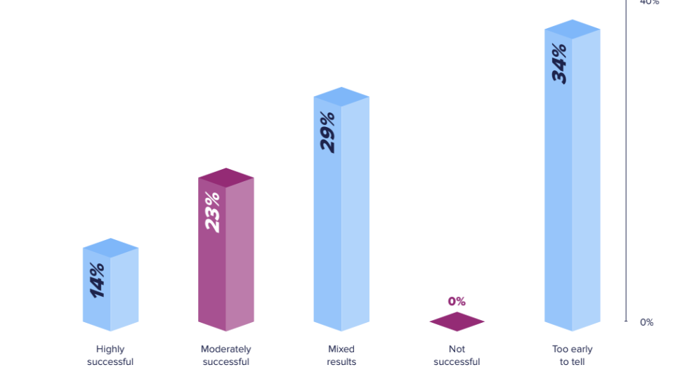 Success varies widely across organizations using AI in CX