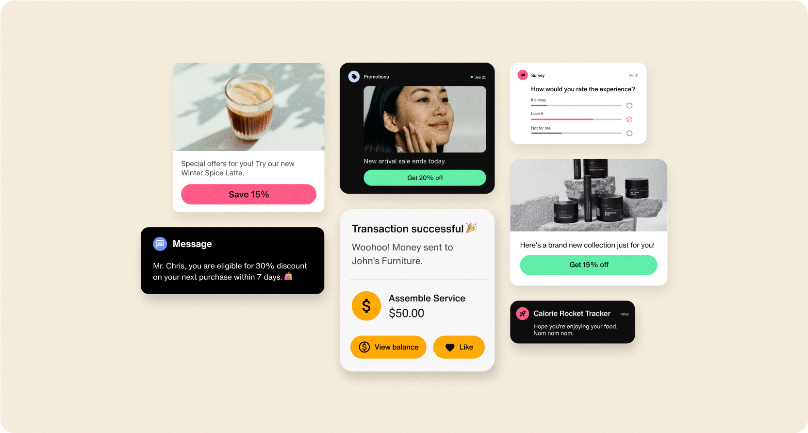 Personalization examples