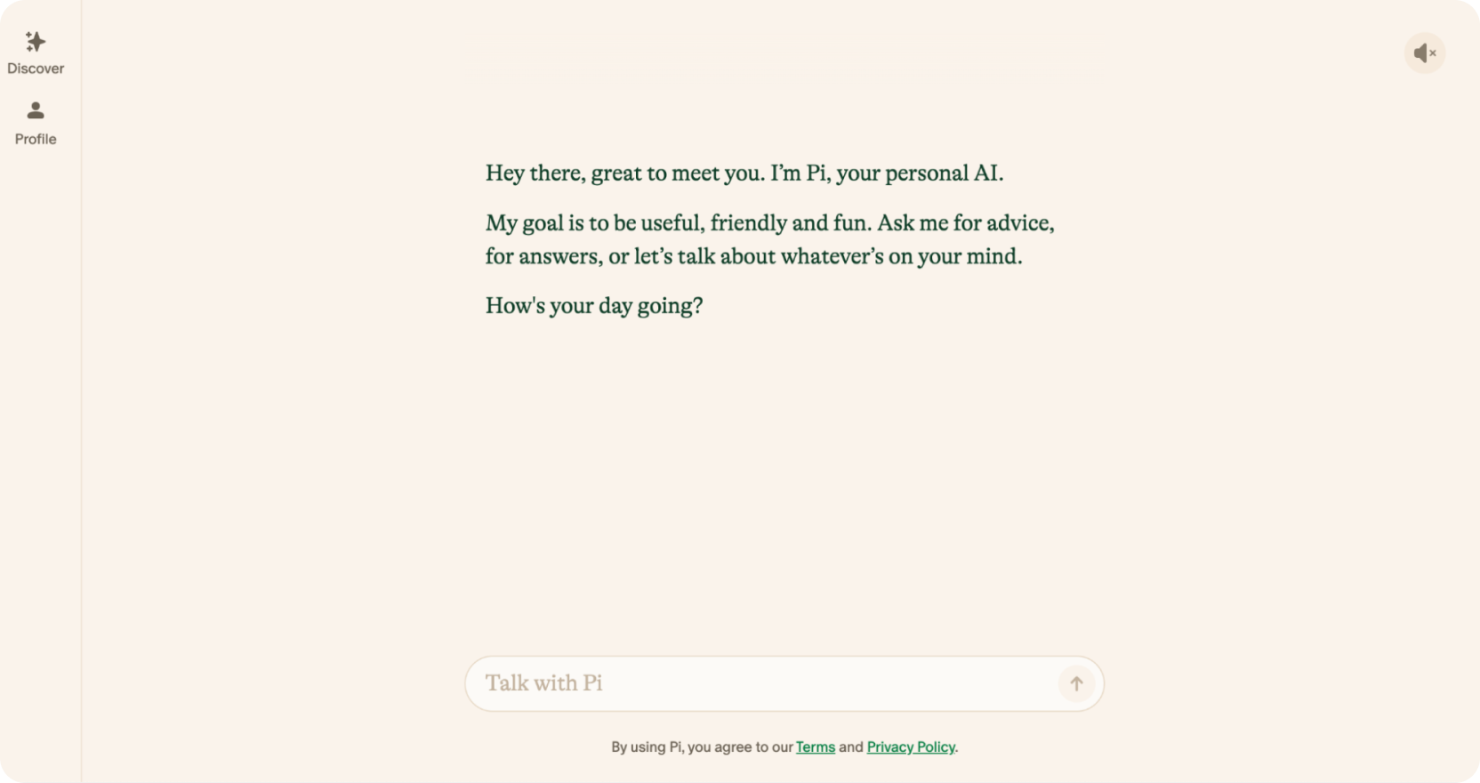 One of the best AI chatbots in 2024: Pi