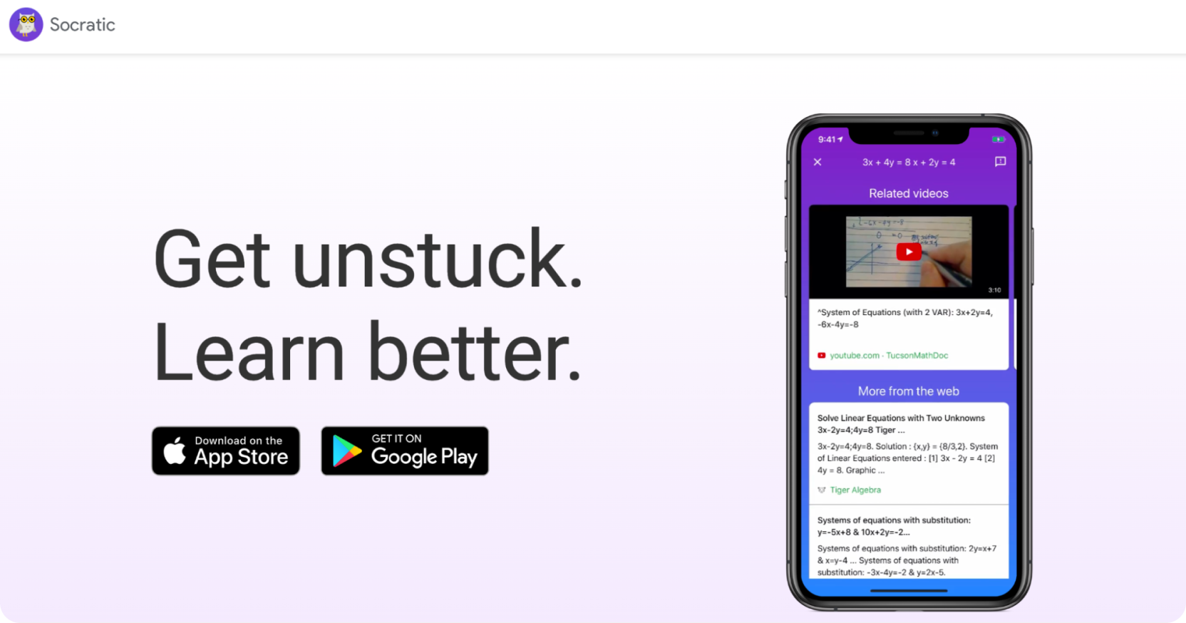 One of the best AI chatbots in 2024: Socratic by Google